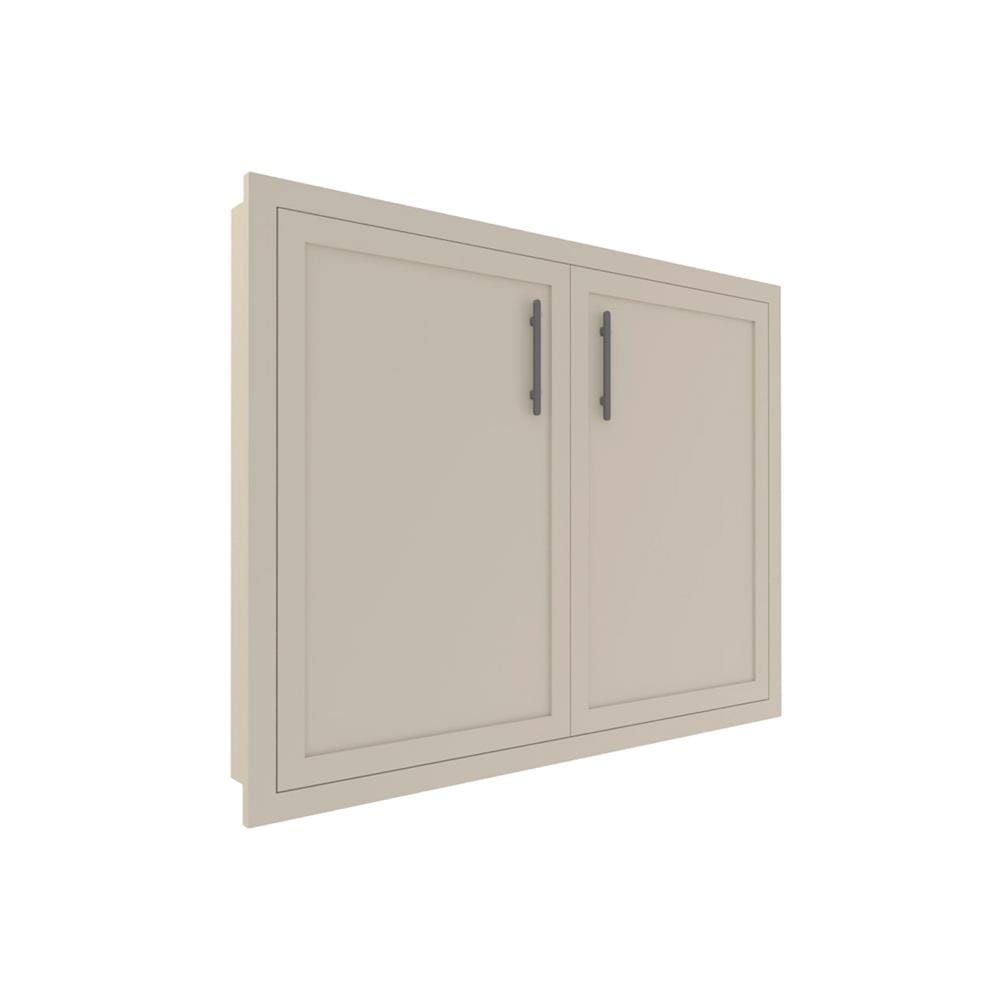 หน้าบานคู่ MJ SLIM SHAKER 86x66 ซม. สี BEIGE