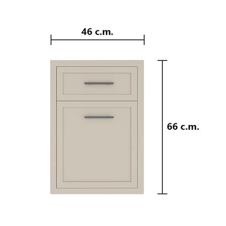 ตู้ลิ้นชัก MJ SLIM SHAKER 46x66 ซม. สี BEIGE_3