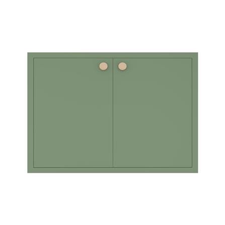 หน้าบานคู่ MJ DOT 86x66 ซม. สี MATCHA