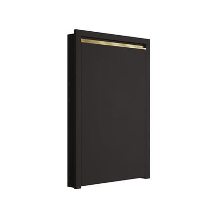 บานถังแก๊ส MJ ETERNITY 75x51 ซม. สี GREY GRAPHITE