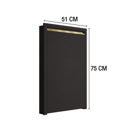 บานถังแก๊ส MJ ETERNITY 75x51 ซม. สี GREY GRAPHITE_3