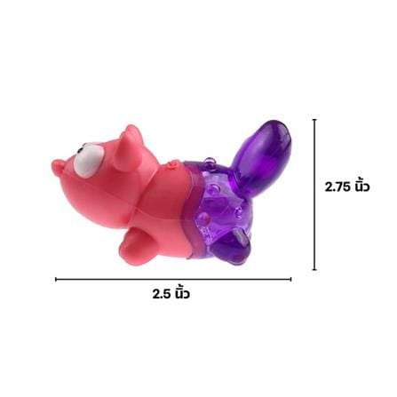 ของเล่นสุนัข GIGWI SUPPA PUPPA FOX XS สีชมพู/ม่วง_5