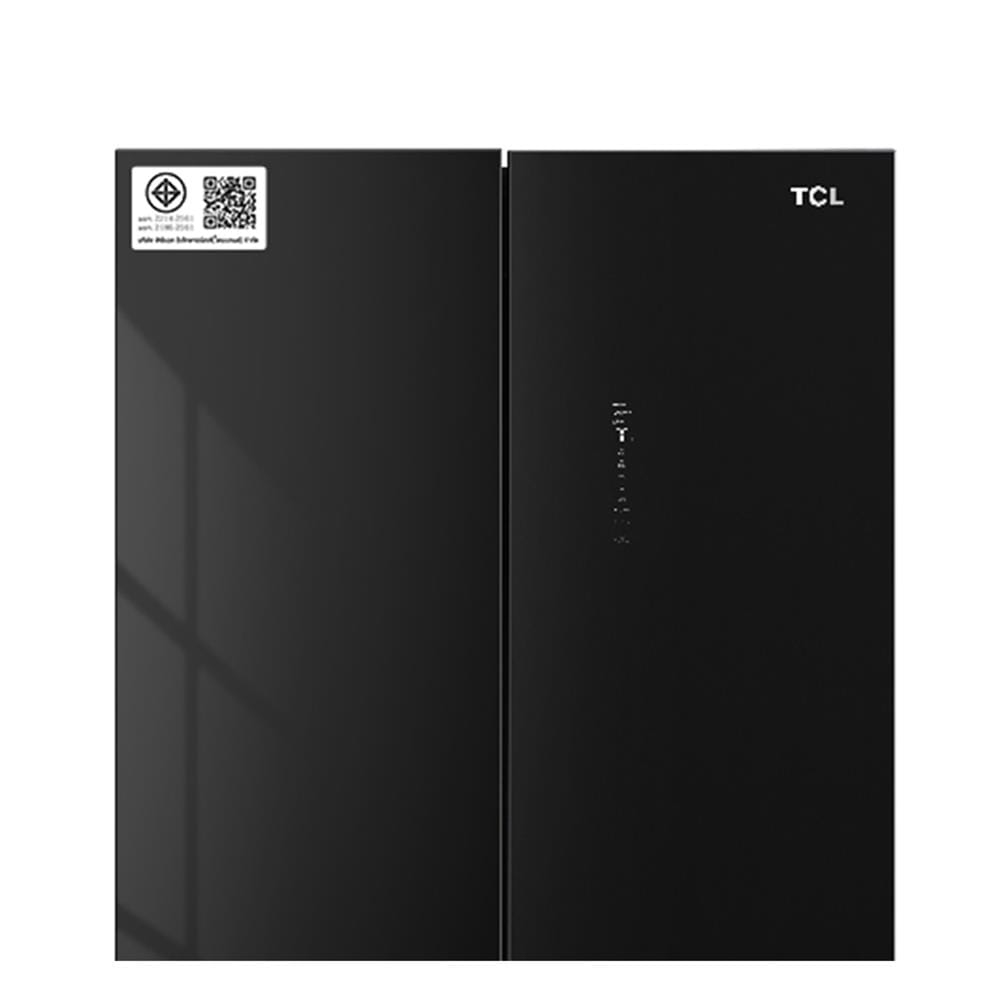 ตู้เย็น MULTI DOOR TCL RT52GCCDB 18.4 คิว กระจกดำ
