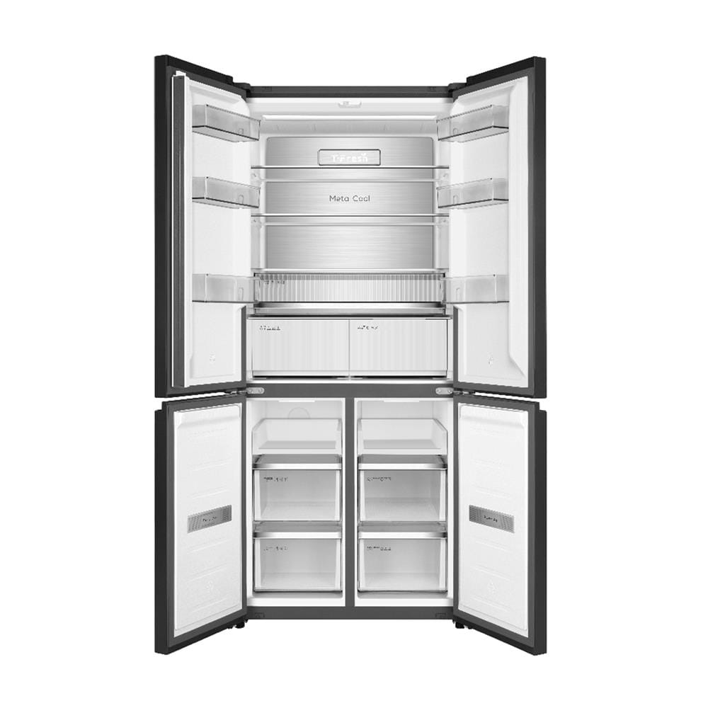 ตู้เย็น MULTI DOOR TCL RT52GCCDB 18.4 คิว กระจกดำ