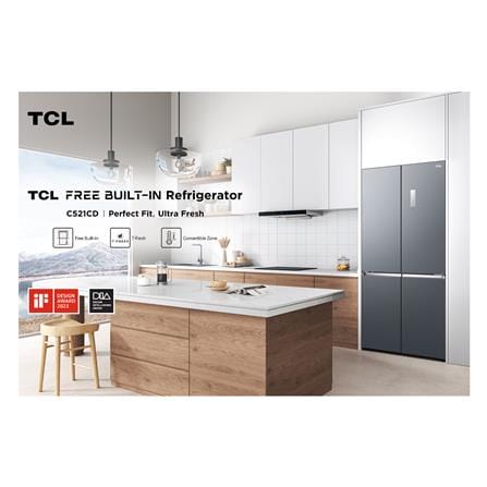 ตู้เย็น MULTI DOOR TCL RT52GCCDB 18.4 คิว กระจกดำ_6