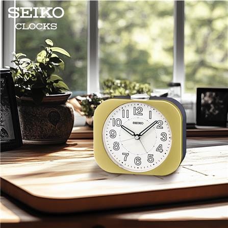 นาฬิกาปลุก SEIKO CLOCKS QHE206G 3.89X5.2 นิ้ว สีทอง_5