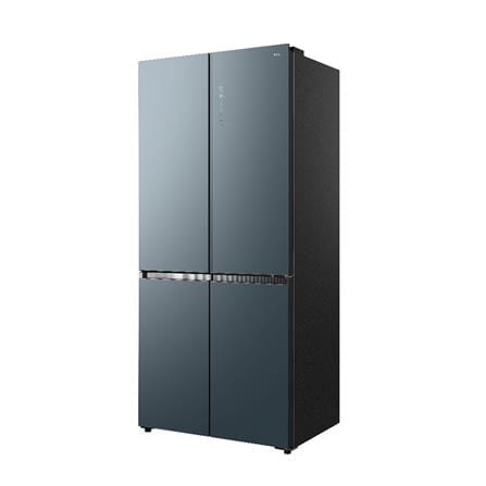 ตู้เย็น MULTI DOOR TCL RT52GCCDE 18.4 คิว กระจกน้ำเงิน_1
