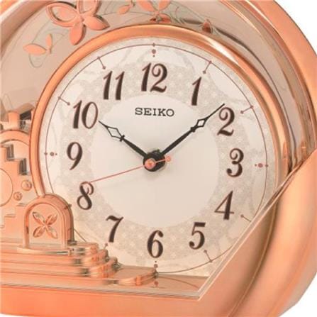 นาฬิกาตั้งโต๊ะ SEIKO CLOCKS QXN232P 7.2X8.3 นิ้ว สีโรสโกลด์_1