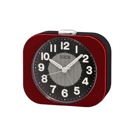นาฬิกาปลุก SEIKO CLOCKS QHE206R 3.89X5.2 นิ้ว สีแดง