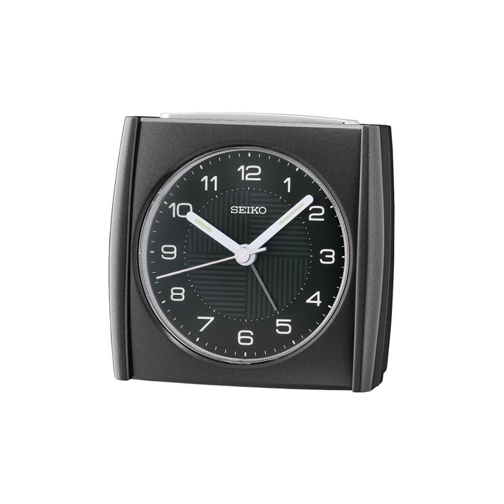 นาฬิกาปลุก SEIKO CLOCKS QHE205J 3.3X3.5 นิ้ว สีดำ