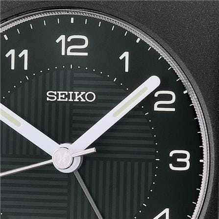นาฬิกาปลุก SEIKO CLOCKS QHE205J 3.3X3.5 นิ้ว สีดำ_1