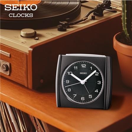 นาฬิกาปลุก SEIKO CLOCKS QHE205J 3.3X3.5 นิ้ว สีดำ_5