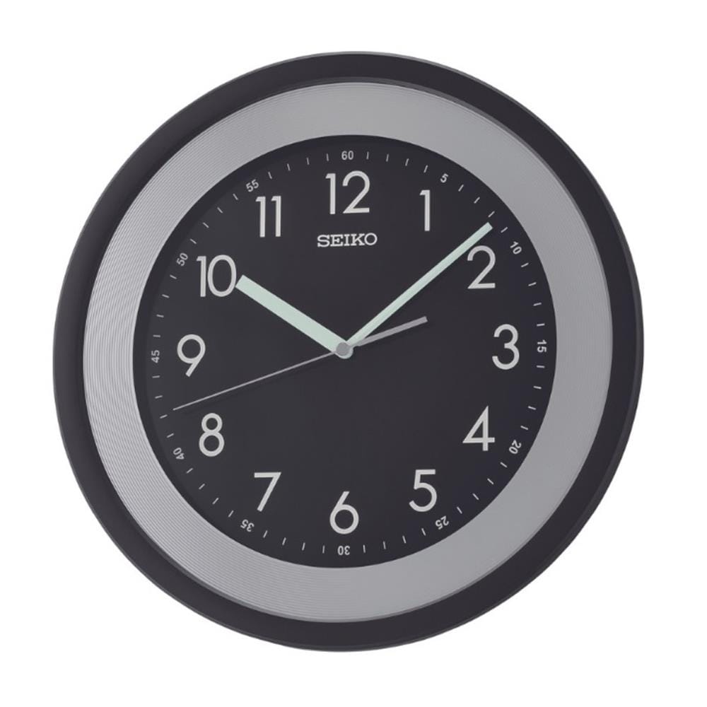นาฬิกาแขวน SEIKO CLOCKS QXA812K 14.2 นิ้ว สีดำ