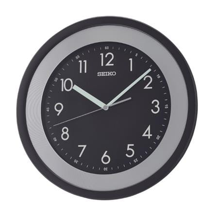 นาฬิกาแขวน SEIKO CLOCKS QXA812K 14.2 นิ้ว สีดำ_0