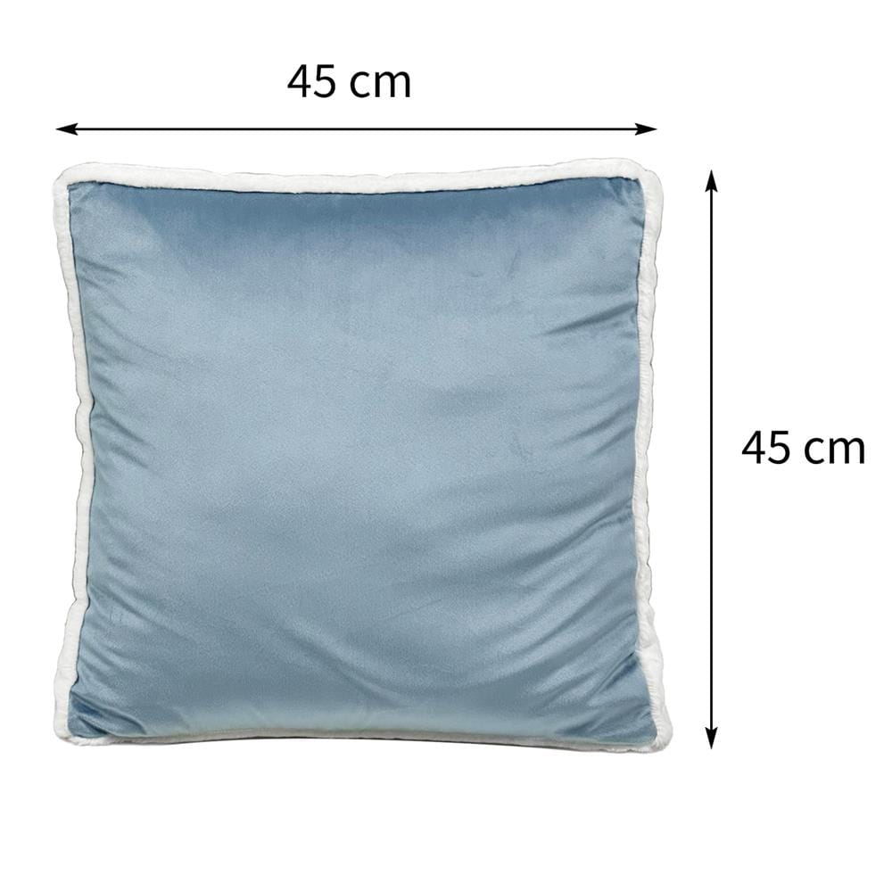 หมอนอิง HOME LIVING STYLE BOXY 18X18 นิ้ว สีฟ้า