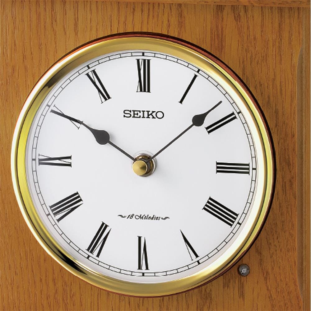 นาฬิกาตั้งโต๊ะ SEIKO CLOCKS QXW252B 9.7X7.6 นิ้ว สีน้ำตาลอ่อน