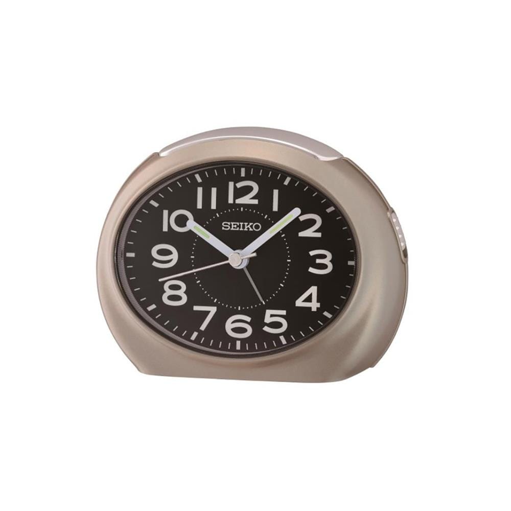 นาฬิกาปลุก SEIKO CLOCKS QHE193N 3.4X4.4 นิ้ว สีเทา_1
