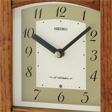 นาฬิกาตั้งโต๊ะ SEIKO CLOCKS QXW249B 8.5X7.9 นิ้ว สีน้ำตาล_1