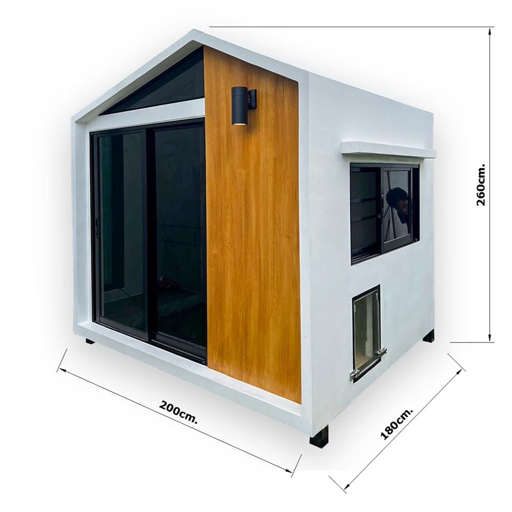 บ้านหมา บ้านแมว T.C. DOGHOUSE 11 NORDIC 180x200x260 ซม.