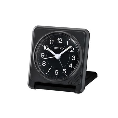 นาฬิกาปลุก SEIKO CLOCKS QHT015K 3.07X2.8 นิ้ว สีดำ