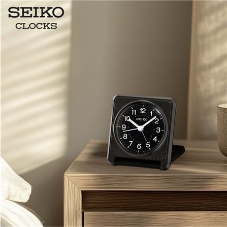 นาฬิกาปลุก SEIKO CLOCKS QHT015K 3.07X2.8 นิ้ว สีดำ_2