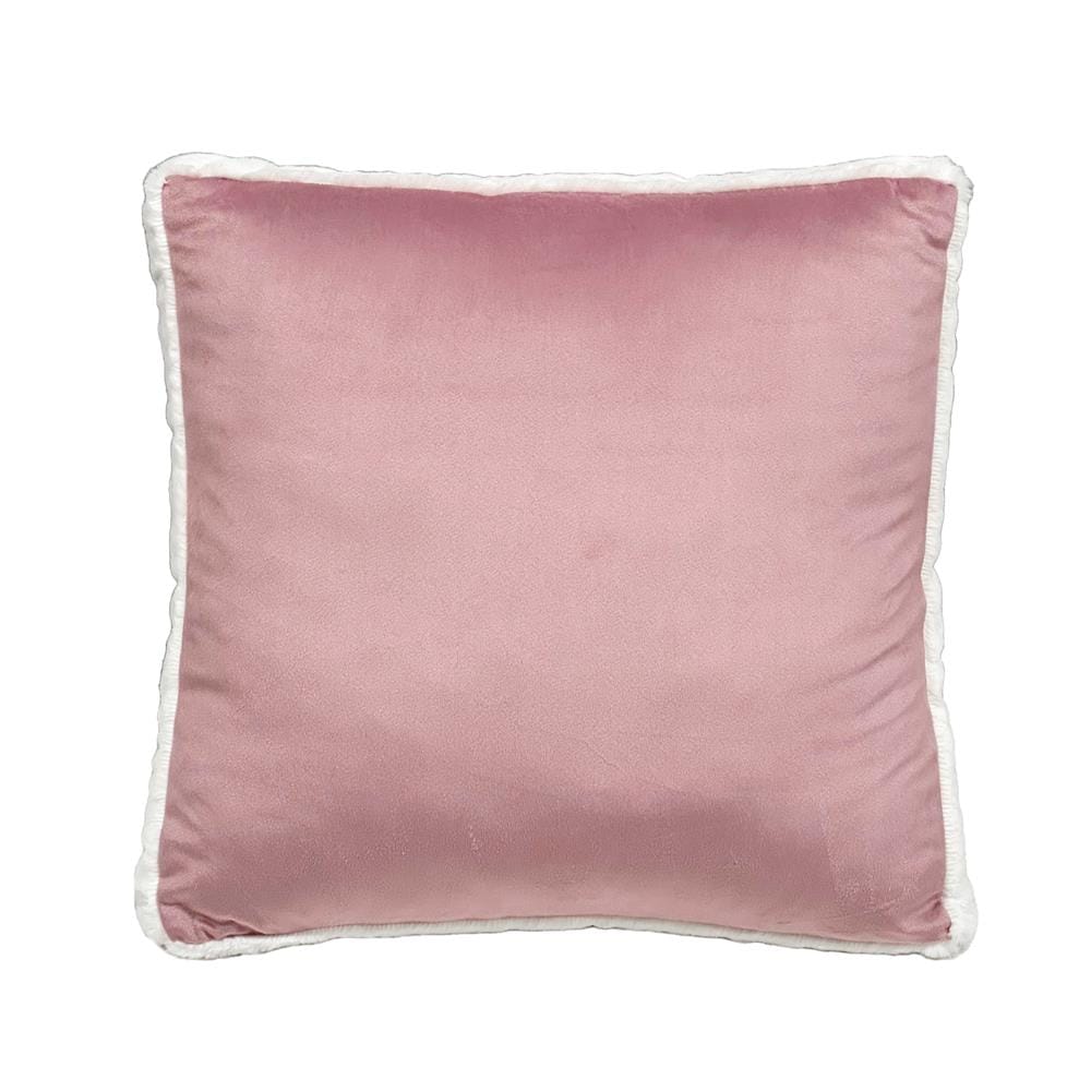หมอนอิง HOME LIVING STYLE BOXY 18X18 นิ้ว สีชมพู