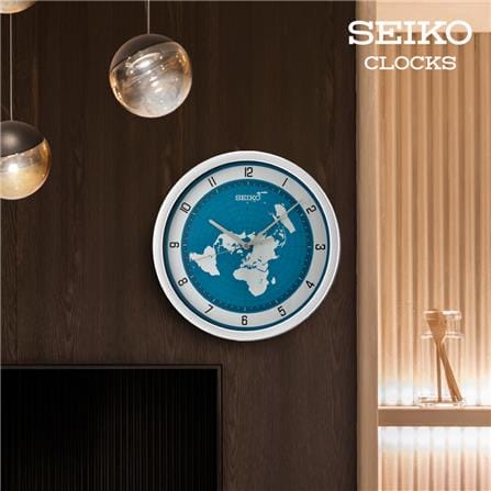 นาฬิกาแขวน SEIKO CLOCKS QXA814S 14.2 นิ้ว สีเงิน_3