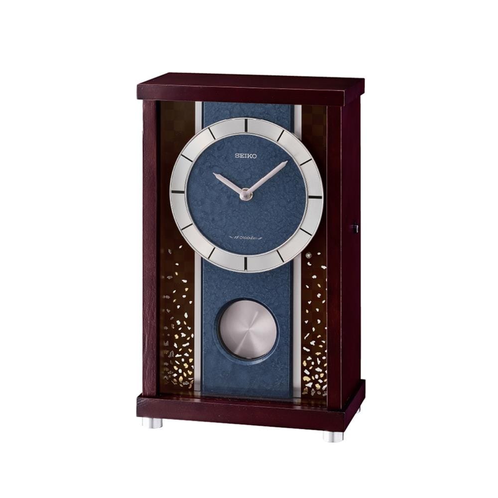 นาฬิกาตั้งโต๊ะ SEIKO CLOCKS QXW251B 11.8X7.2 นิ้ว สีน้ำตาล
