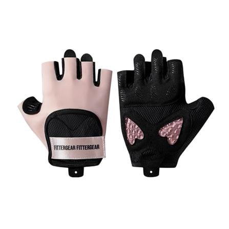 ถุงมือออกกำลังกายสำหรับผู้หญิง FITTERGEAR SWEET HEART SIZE XS สีชมพู_0