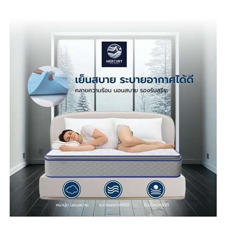 ที่นอนเมมโมรี่โฟม 6 ฟุต MERCURY MATTRESS รุ่น SYDNEY_2