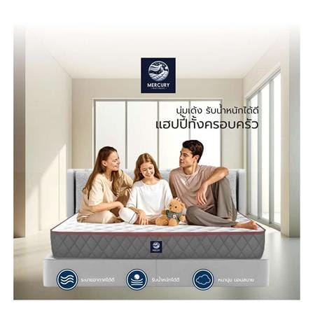 ที่นอนพ็อกเก็ตสปริง 3.5 ฟุต MERCURY MATTRESS รุ่น LUXOR_2