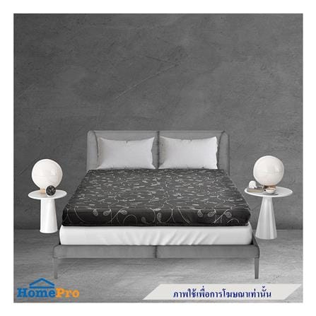 แผ่นรองนอน 6 ฟุต SERA LATEX A4 สี GREY_3