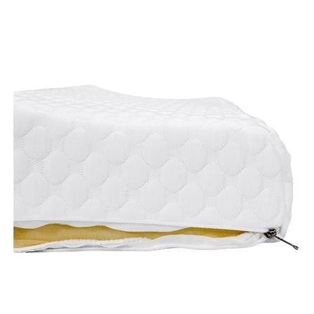 หมอนสุขภาพ เมมโมรี่โฟม PICASSO ICE SILK MASSAGE 14x24 นิ้ว สีขาว_1