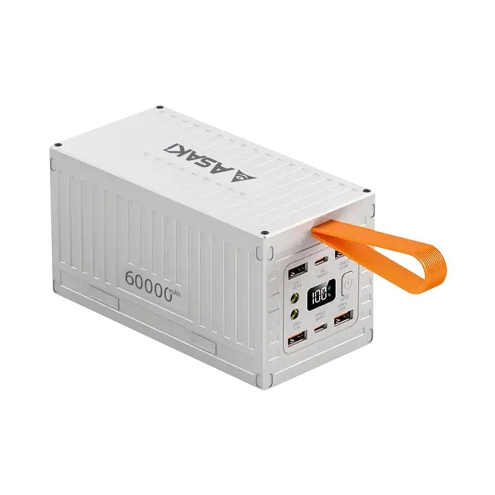 แบตเตอรี่สำรอง ASAKI A-B3601FW 60000 MAH สีขาว