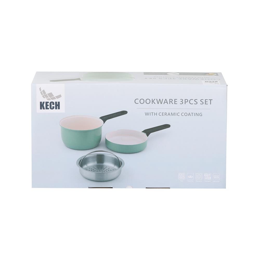 ชุดเครื่องครัวชั้นนึ่ง KECH GOODY IH 3 ชิ้น