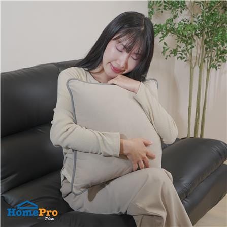 หมอนอิง HOME LIVING STYLE ZEN 17X17 นิ้ว สีครีม_5