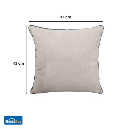 หมอนอิง HOME LIVING STYLE ZEN 17X17 นิ้ว สีครีม_8