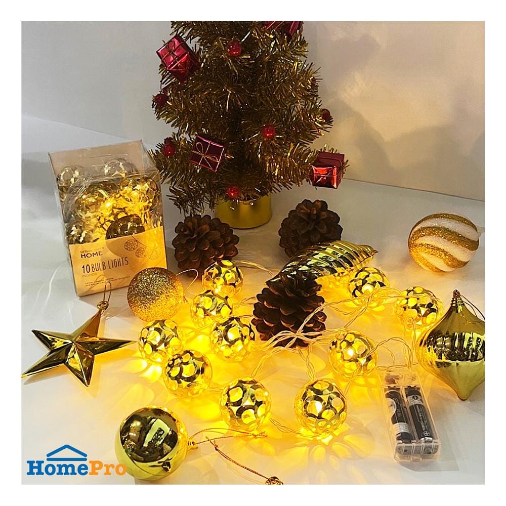 ไฟกะพริบ LED SIAMXMAS GOLDEN BALL 1 วัตต์ 2.1 เมตร WARM WHITE