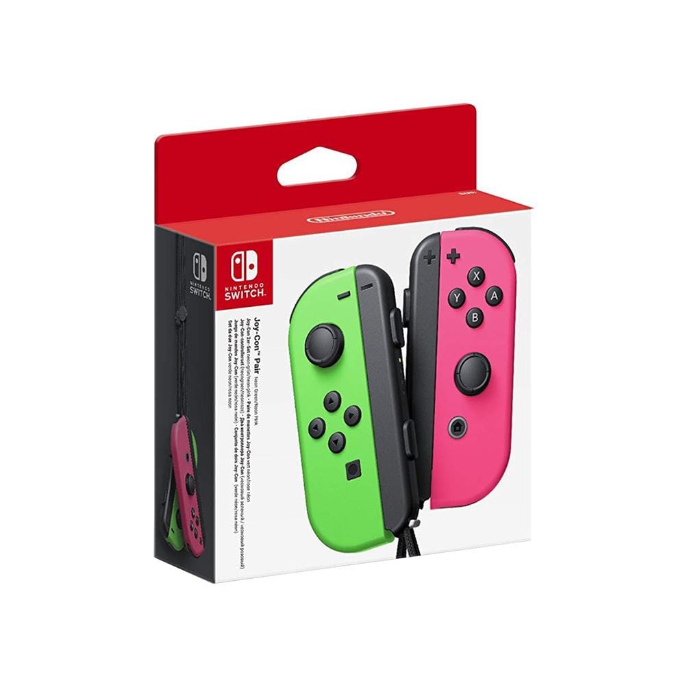 เกมคอนโทรลเลอร์ NINTENDO SWITCH JOY-CON NEON GREEN/NEON PINK