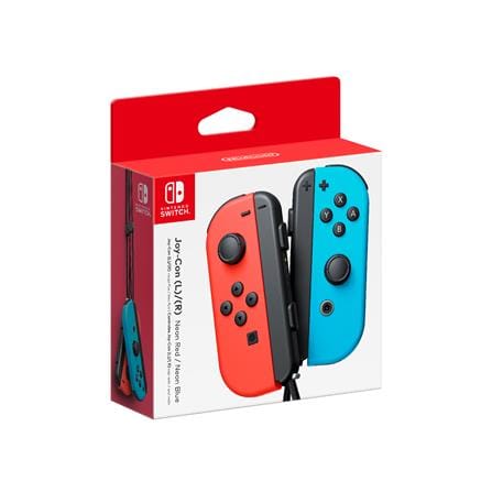 เกมคอนโทรลเลอร์ NINTENDO SWITCH JOY-CON NEON RED/NEON BLUE_1