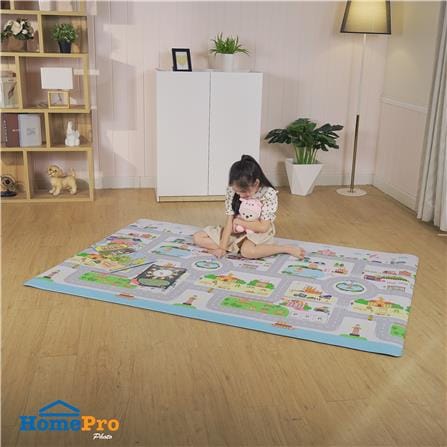 แผ่นอเนกประสงค์ HOME LIVING STYLE THE ROAD 130X190 ซม. สีเทา_8
