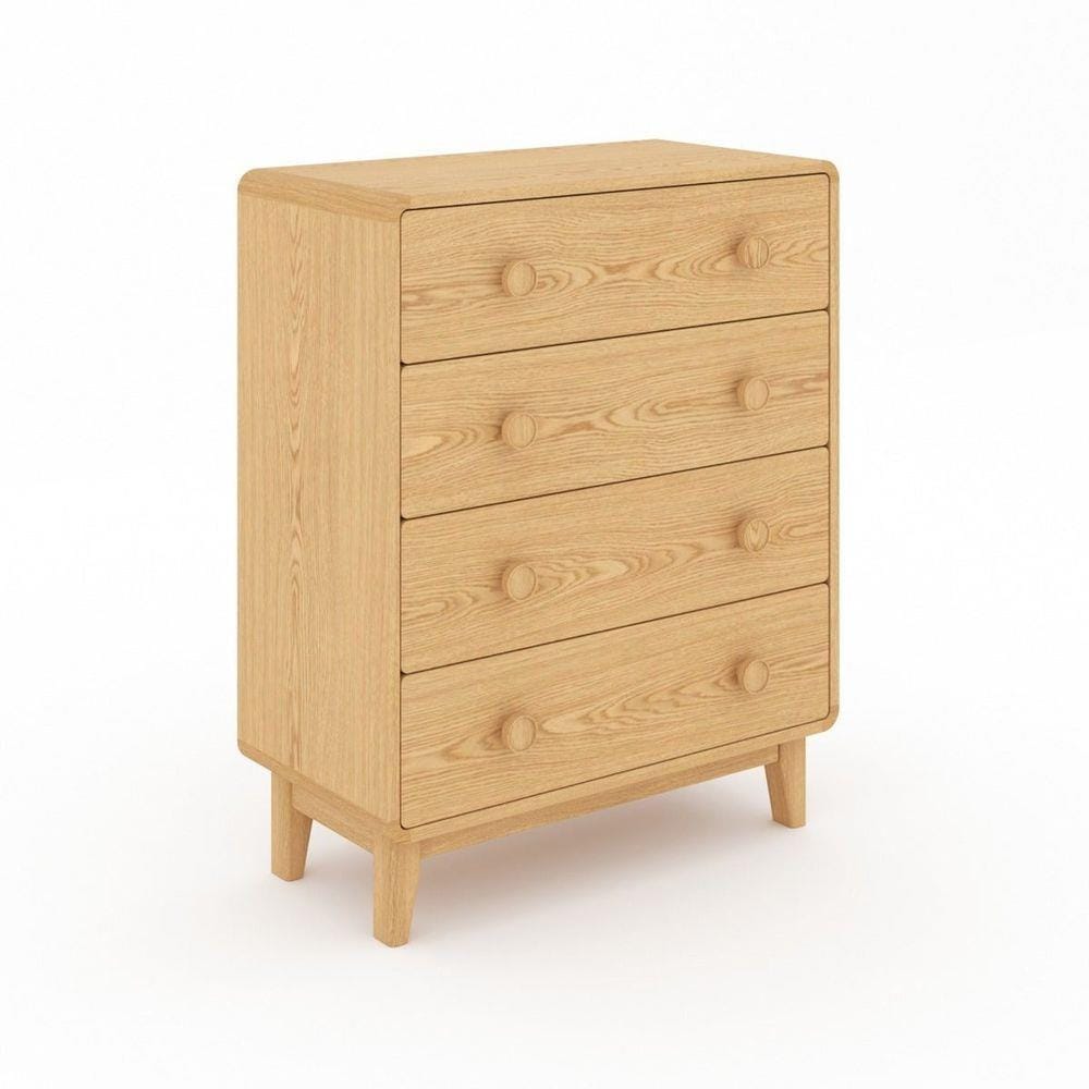 ตู้ลิ้นชัก 4 ลิ้นชัก SB FURNITURE HAGI 19218457 80 ซม. สีไม้อ่อน