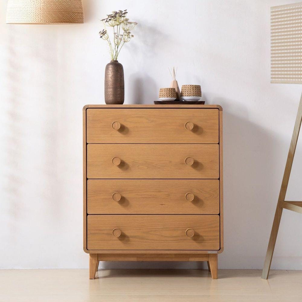 ตู้ลิ้นชัก 4 ลิ้นชัก SB FURNITURE HAGI 19218457 80 ซม. สีไม้อ่อน