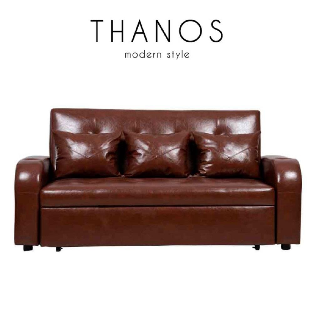 โซฟาเบด AS FURNITURE THANOS LBWZB22 สีน้ำตาล