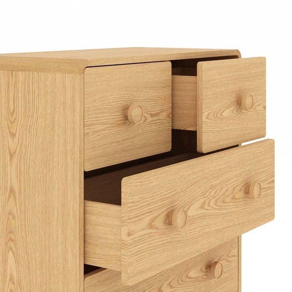 ตู้ลิ้นชัก 5 ลิ้นชัก SB FURNITURE HAGI 19218458 80 ซม. สีไม้อ่อน