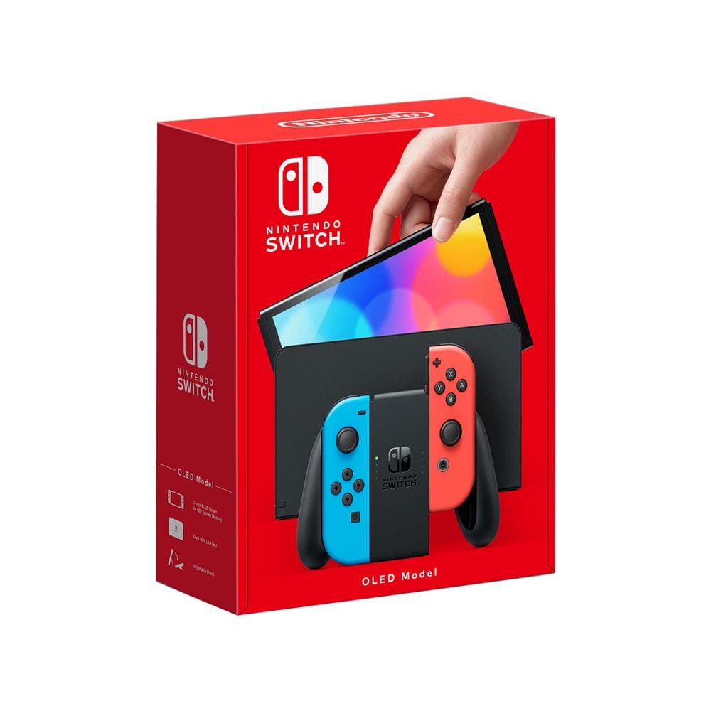 เกมคอนโซล NINTENDO SWITCH (OLED MODEL) NEON BLUE/NEON RED JOY-CON