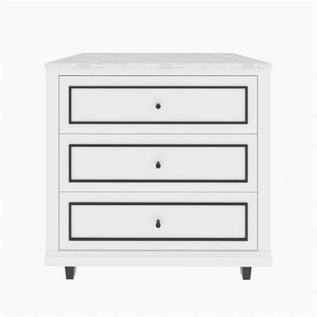 ตู้ลิ้นชัก 3 ลิ้นชัก SB FURNITURE ETERNO 19223411 90 ซม. สีขาว_1