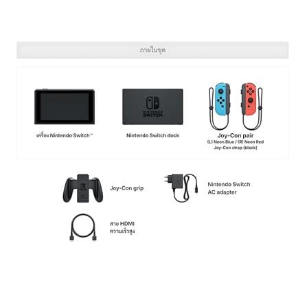 เกมคอนโซล NINTENDO SWITCH NEON BLUE/NEON RED JOY-CON_5