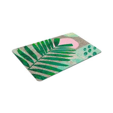 พรมเช็ดเท้าดักฝุ่น PRAW TROPICAL CHAMAEDOREA 50X75 ซม. สีเขียว_2