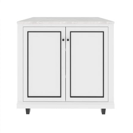 ตู้เตี้ยบานเปิด SB FURNITURE ETERNO 19223412 90 ซม. สีขาว_1